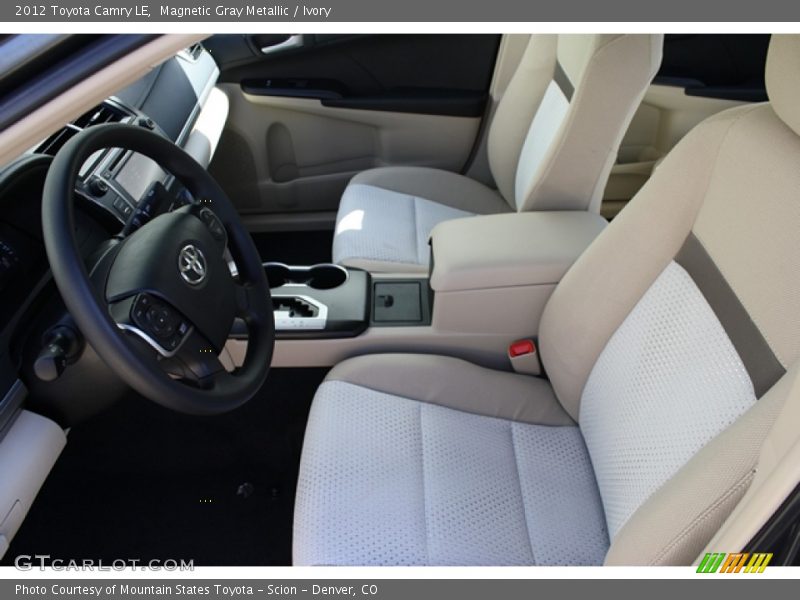 Magnetic Gray Metallic / Ivory 2012 Toyota Camry LE