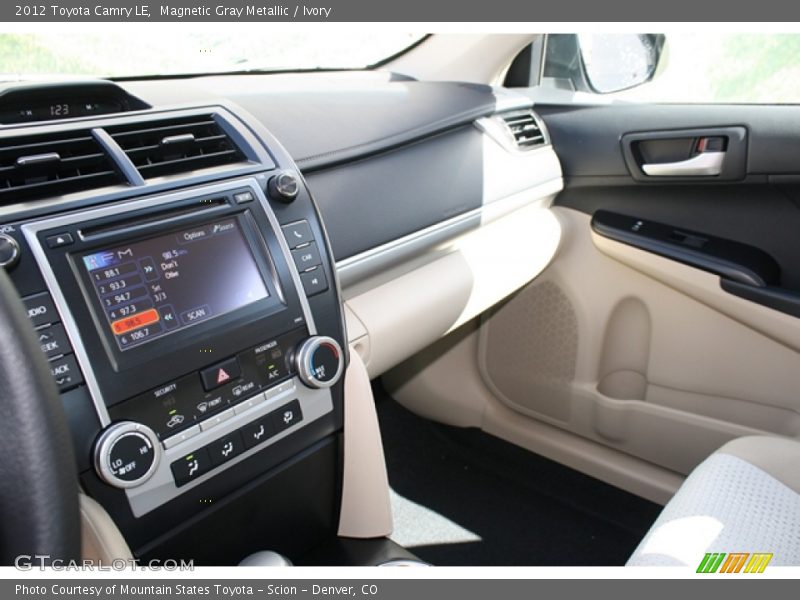 Magnetic Gray Metallic / Ivory 2012 Toyota Camry LE