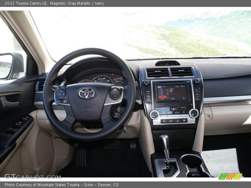 Magnetic Gray Metallic / Ivory 2012 Toyota Camry LE