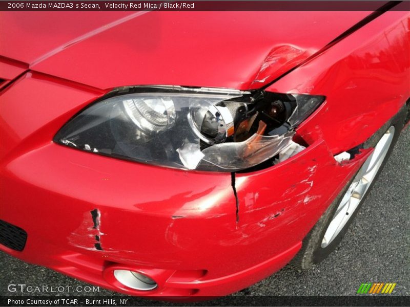 Velocity Red Mica / Black/Red 2006 Mazda MAZDA3 s Sedan