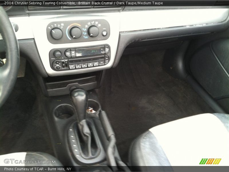 Brilliant Black Crystal / Dark Taupe/Medium Taupe 2004 Chrysler Sebring Touring Convertible
