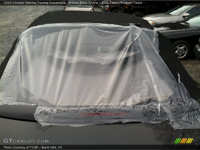 Brilliant Black Crystal / Dark Taupe/Medium Taupe 2004 Chrysler Sebring Touring Convertible