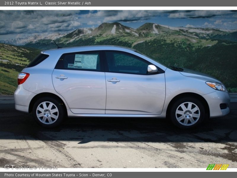 Classic Silver Metallic / Ash 2012 Toyota Matrix L