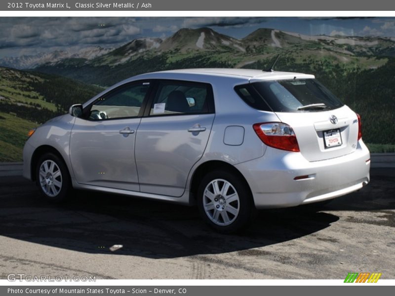 Classic Silver Metallic / Ash 2012 Toyota Matrix L