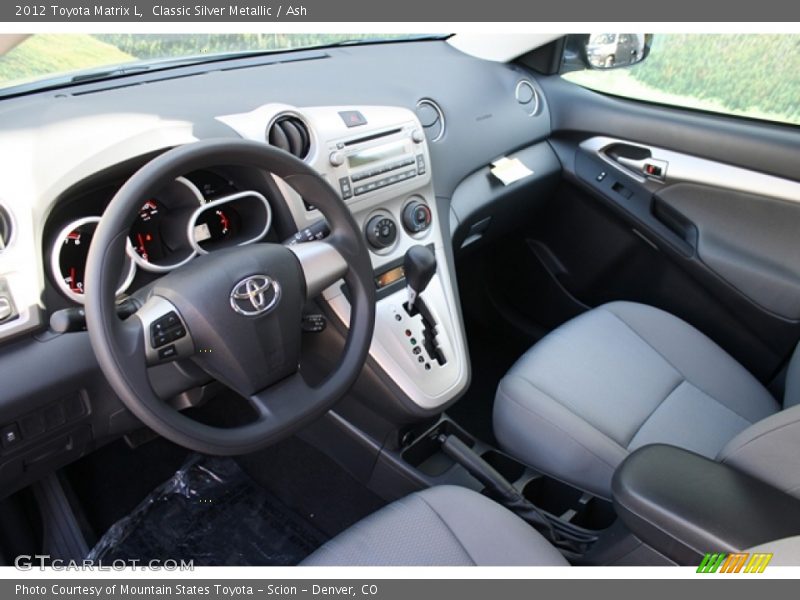 Classic Silver Metallic / Ash 2012 Toyota Matrix L