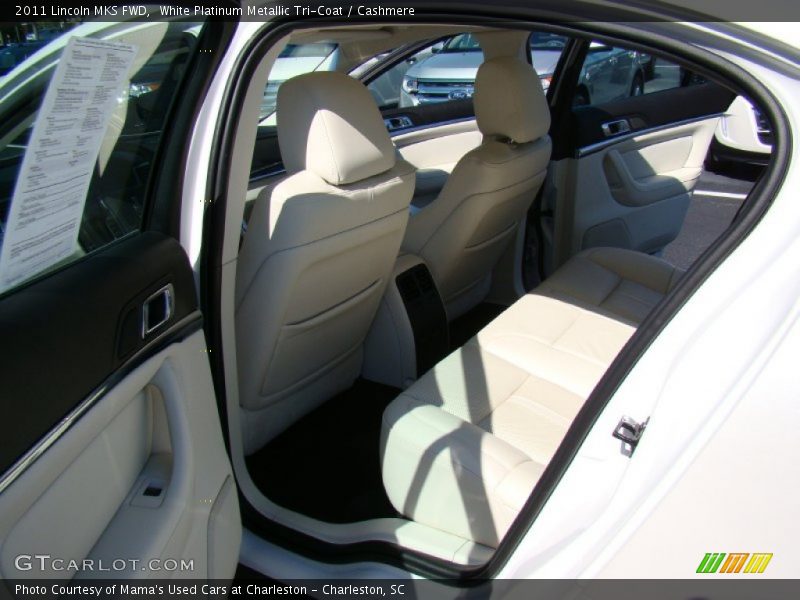 White Platinum Metallic Tri-Coat / Cashmere 2011 Lincoln MKS FWD