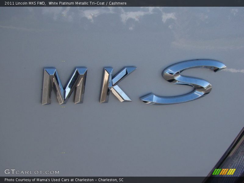 White Platinum Metallic Tri-Coat / Cashmere 2011 Lincoln MKS FWD