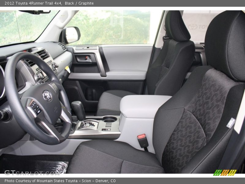 Black / Graphite 2012 Toyota 4Runner Trail 4x4