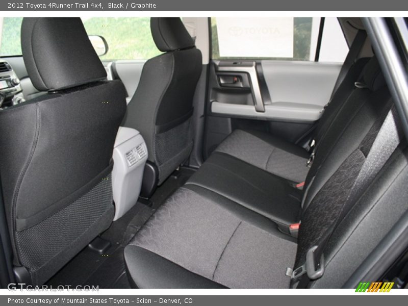 Black / Graphite 2012 Toyota 4Runner Trail 4x4