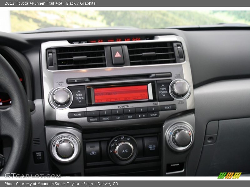 Black / Graphite 2012 Toyota 4Runner Trail 4x4