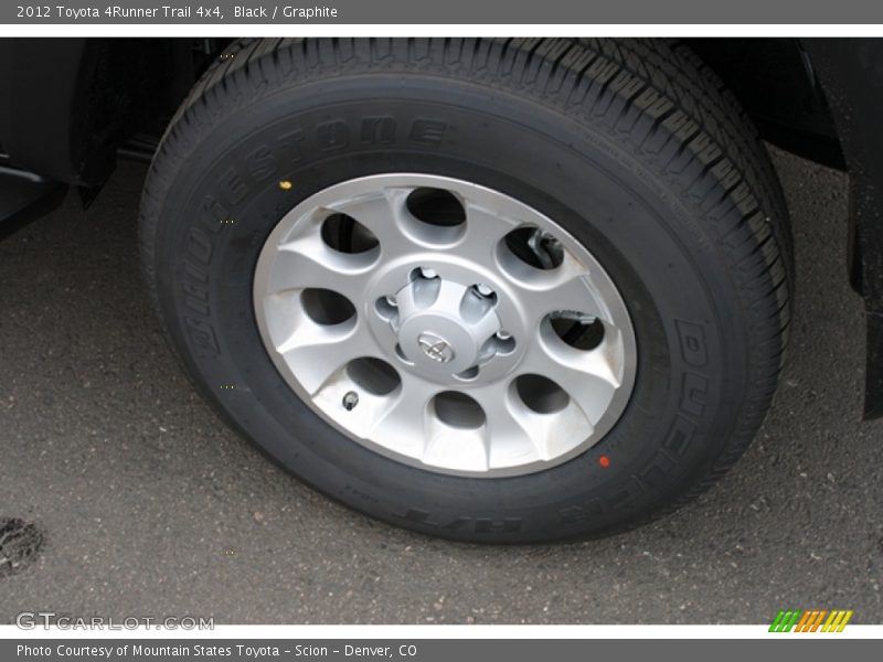 Black / Graphite 2012 Toyota 4Runner Trail 4x4