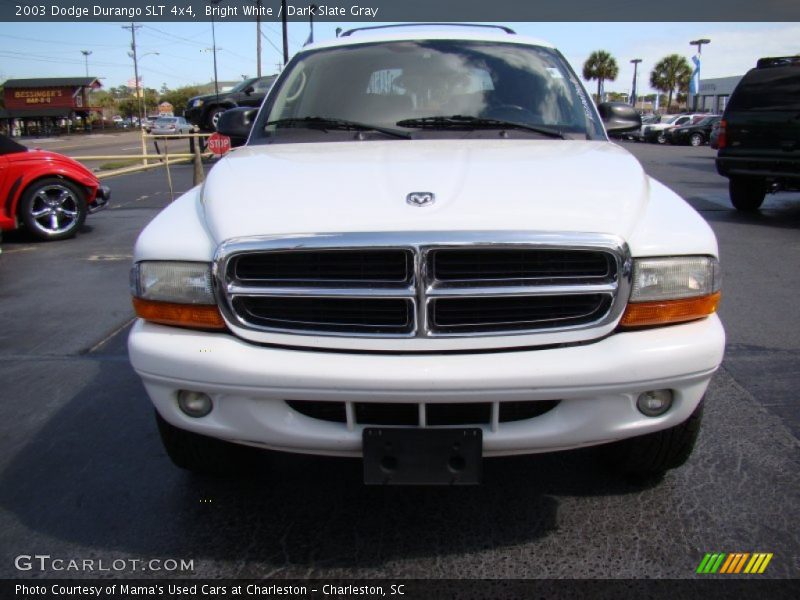Bright White / Dark Slate Gray 2003 Dodge Durango SLT 4x4