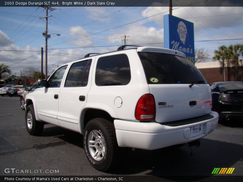 Bright White / Dark Slate Gray 2003 Dodge Durango SLT 4x4