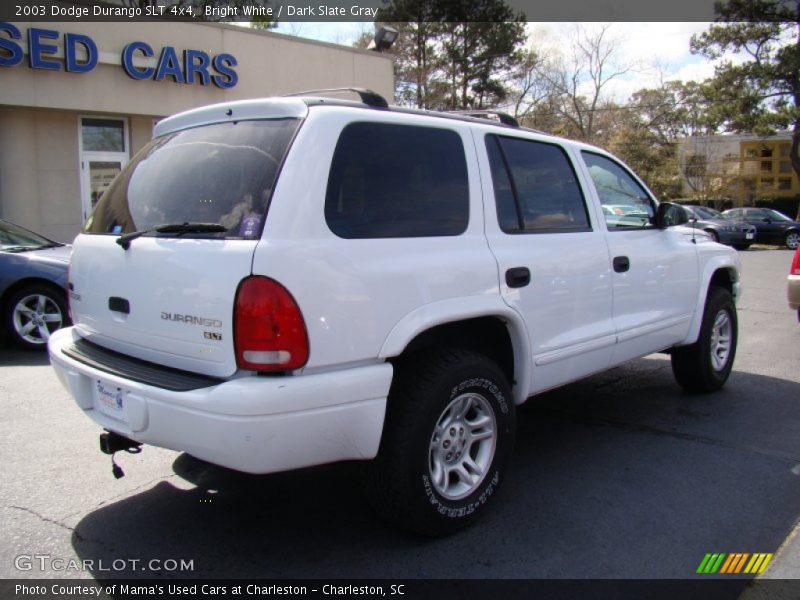 Bright White / Dark Slate Gray 2003 Dodge Durango SLT 4x4