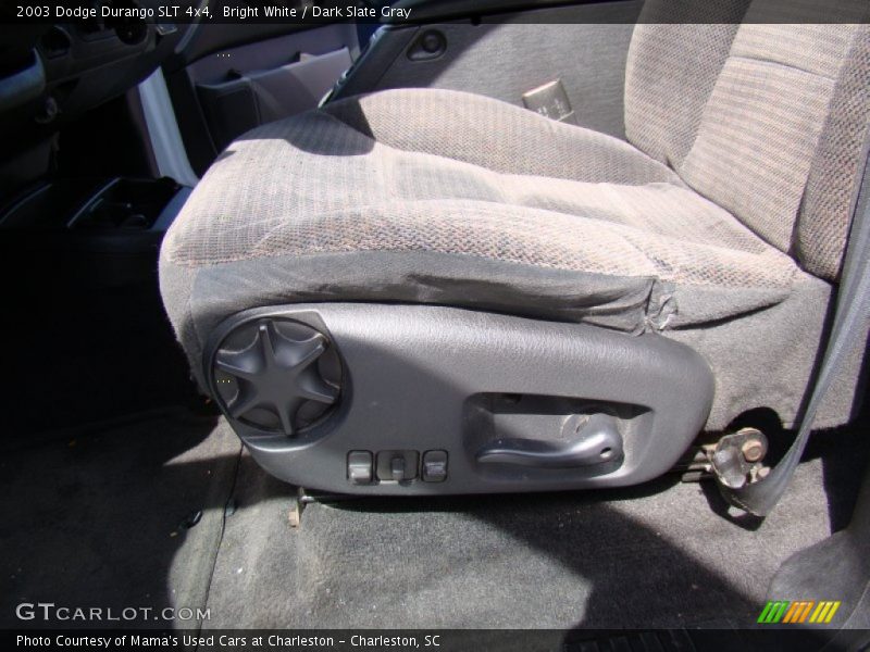 Bright White / Dark Slate Gray 2003 Dodge Durango SLT 4x4