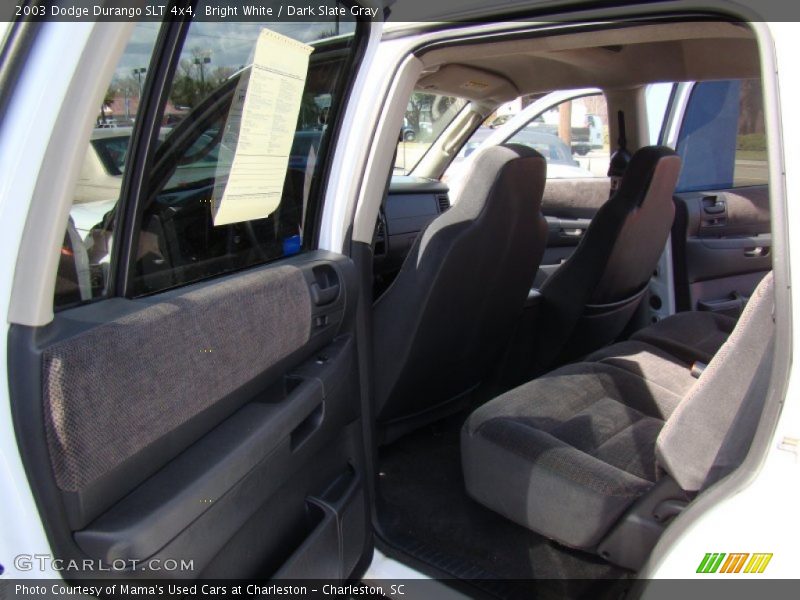 Bright White / Dark Slate Gray 2003 Dodge Durango SLT 4x4