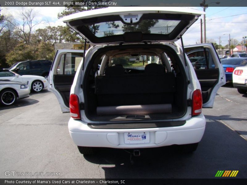 Bright White / Dark Slate Gray 2003 Dodge Durango SLT 4x4