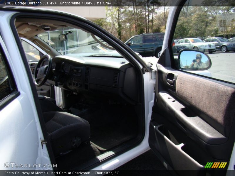Bright White / Dark Slate Gray 2003 Dodge Durango SLT 4x4
