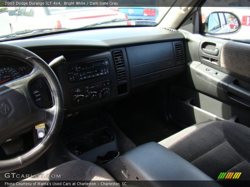 Bright White / Dark Slate Gray 2003 Dodge Durango SLT 4x4