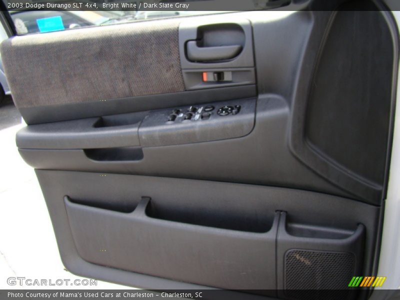 Bright White / Dark Slate Gray 2003 Dodge Durango SLT 4x4