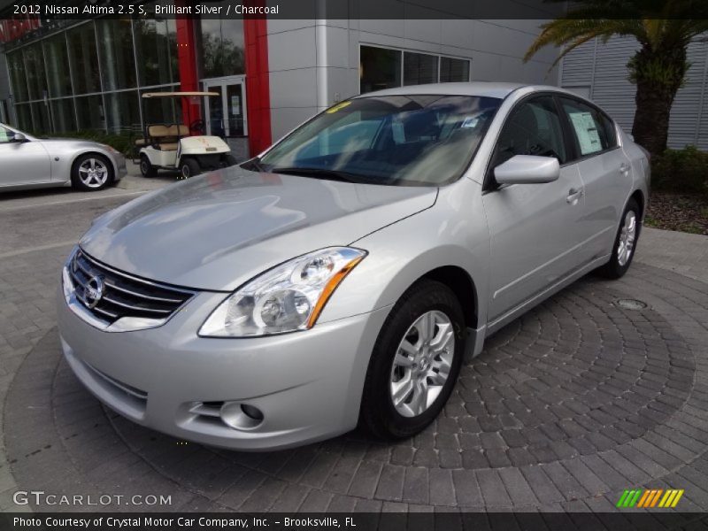 Brilliant Silver / Charcoal 2012 Nissan Altima 2.5 S
