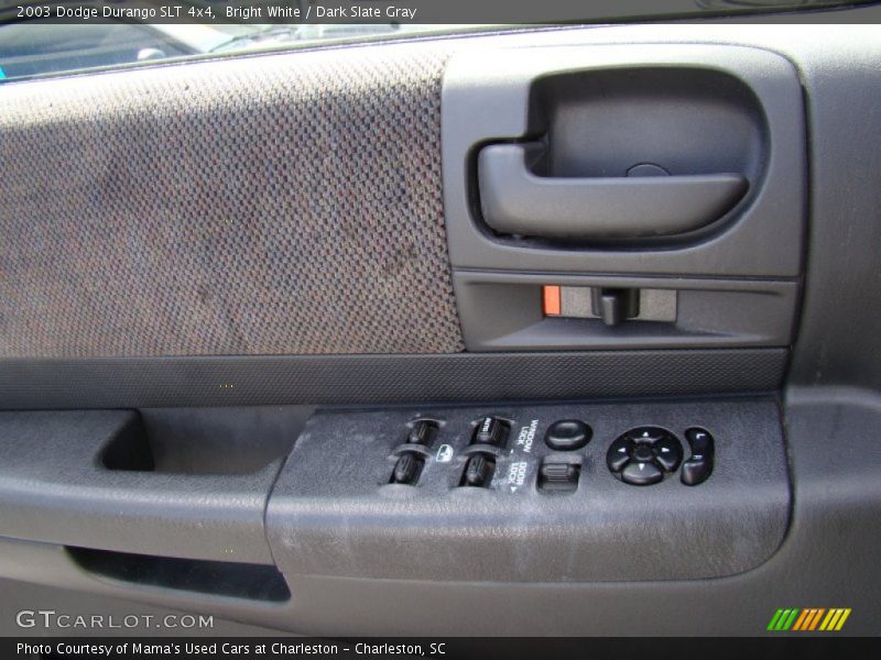 Bright White / Dark Slate Gray 2003 Dodge Durango SLT 4x4