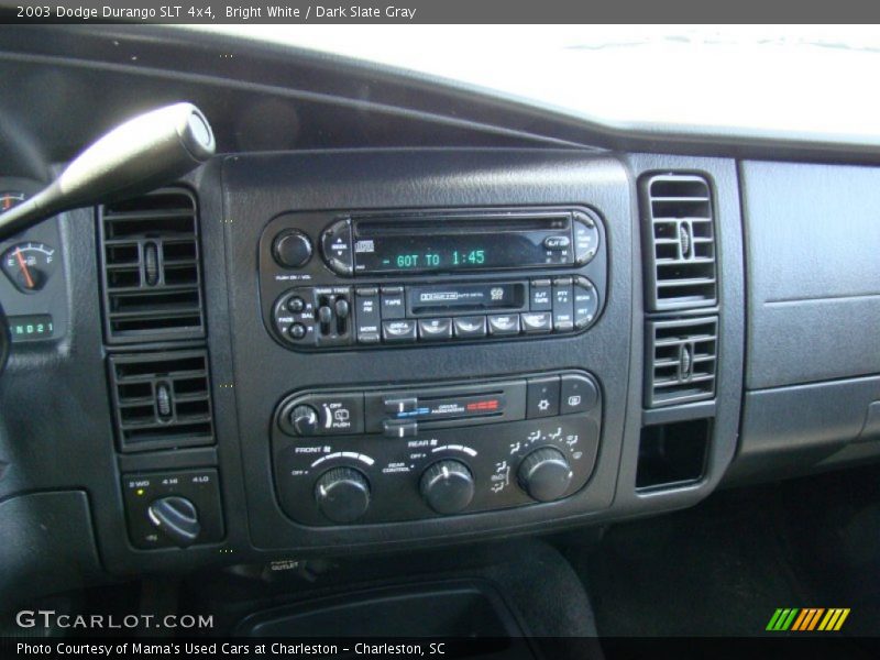 Bright White / Dark Slate Gray 2003 Dodge Durango SLT 4x4