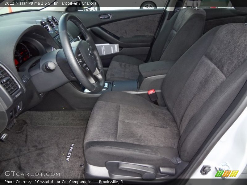 Brilliant Silver / Charcoal 2012 Nissan Altima 2.5 S