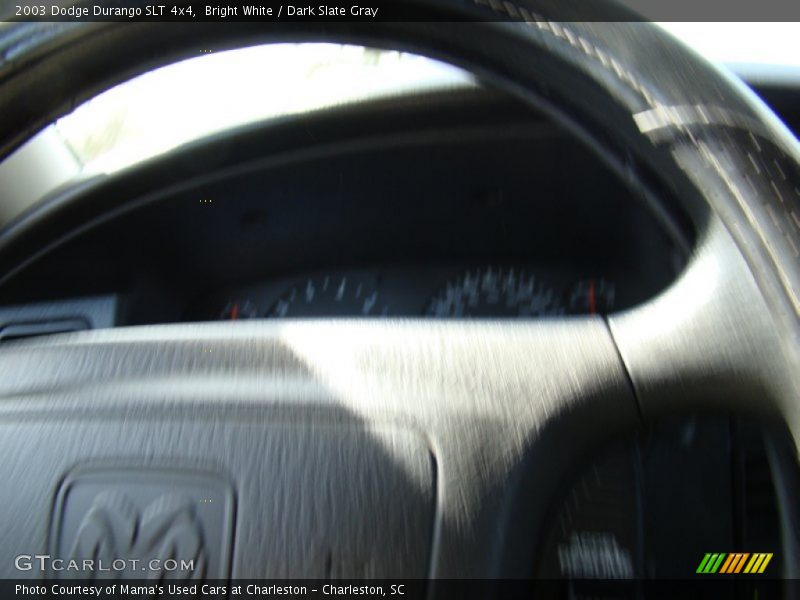 Bright White / Dark Slate Gray 2003 Dodge Durango SLT 4x4