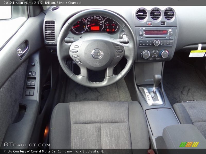 Brilliant Silver / Charcoal 2012 Nissan Altima 2.5 S