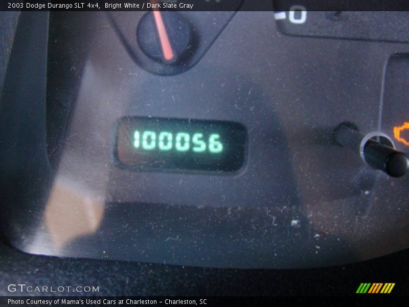 Bright White / Dark Slate Gray 2003 Dodge Durango SLT 4x4