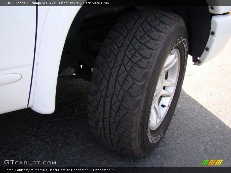 Bright White / Dark Slate Gray 2003 Dodge Durango SLT 4x4