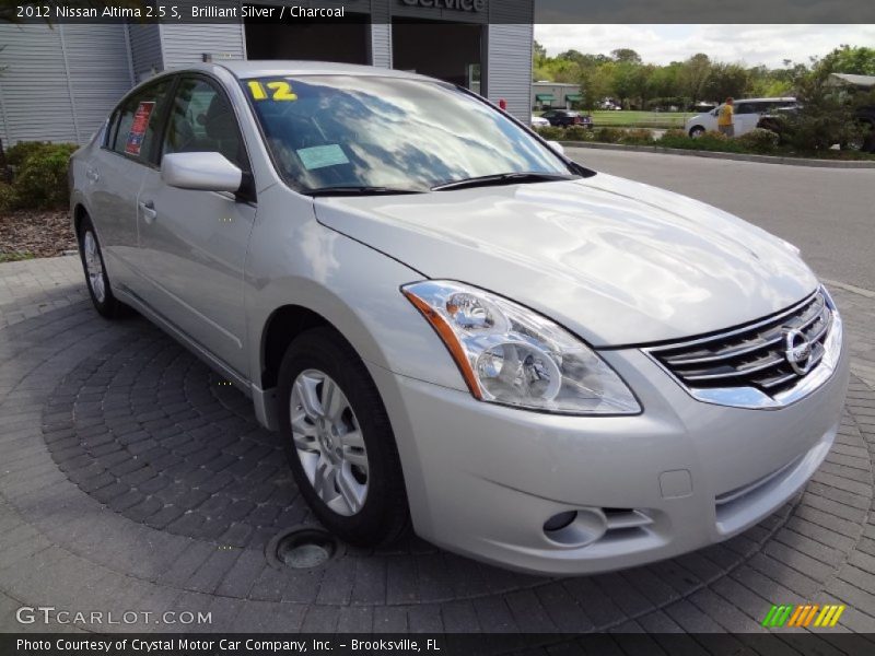 Brilliant Silver / Charcoal 2012 Nissan Altima 2.5 S