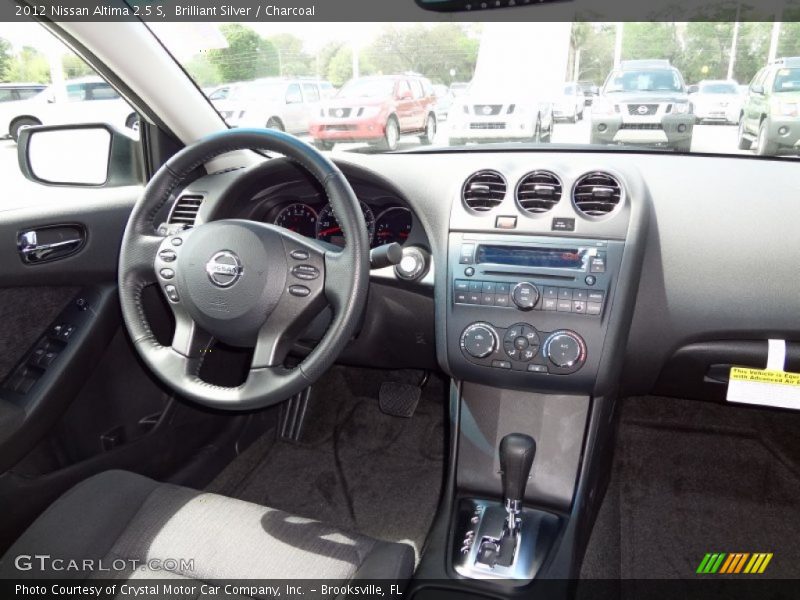 Brilliant Silver / Charcoal 2012 Nissan Altima 2.5 S