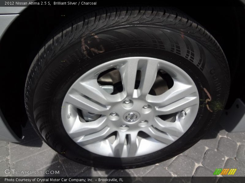 Brilliant Silver / Charcoal 2012 Nissan Altima 2.5 S