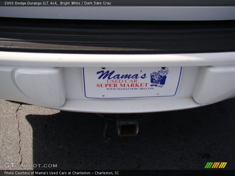 Bright White / Dark Slate Gray 2003 Dodge Durango SLT 4x4