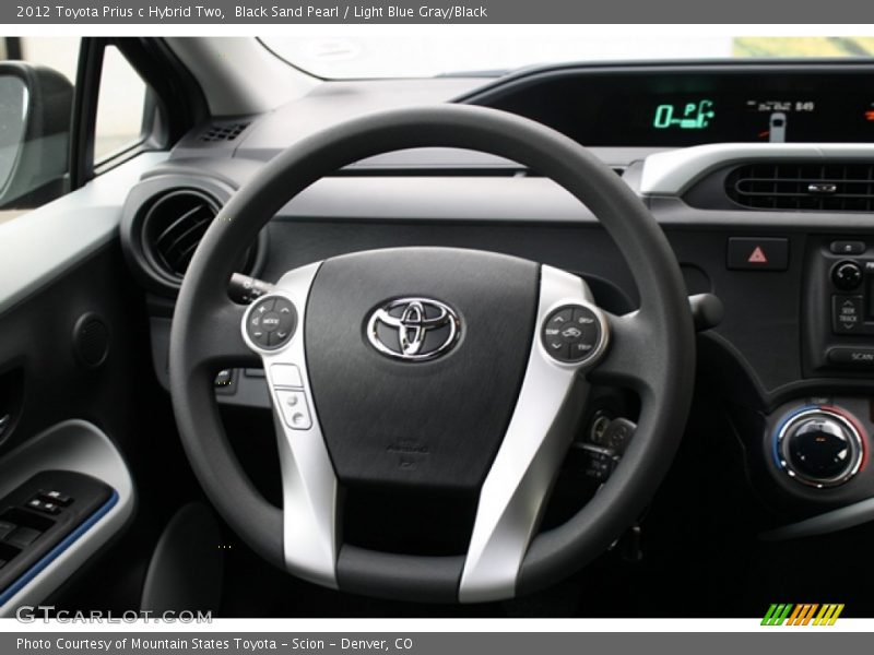  2012 Prius c Hybrid Two Steering Wheel