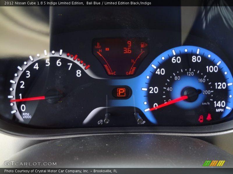  2012 Cube 1.8 S Indigo Limited Edition 1.8 S Indigo Limited Edition Gauges