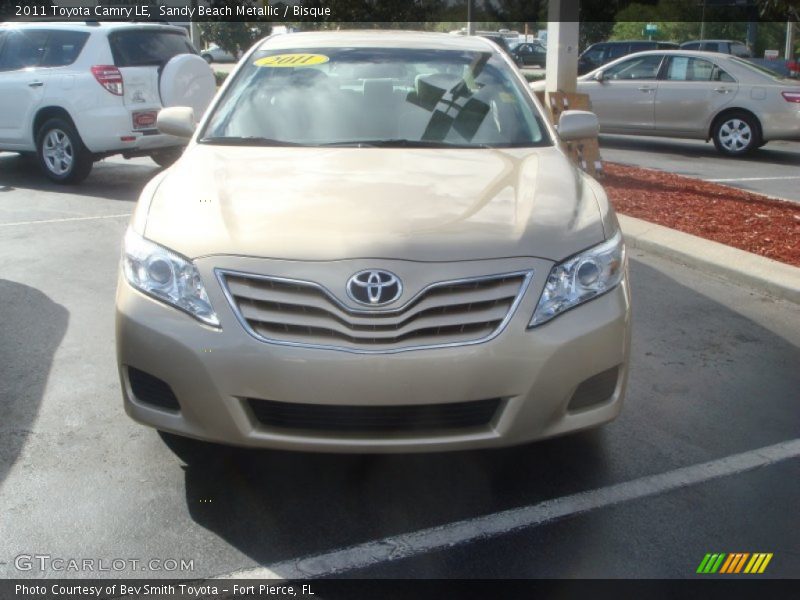 Sandy Beach Metallic / Bisque 2011 Toyota Camry LE