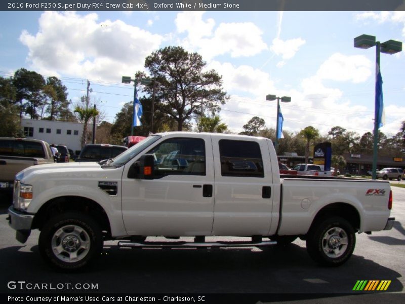 Oxford White / Medium Stone 2010 Ford F250 Super Duty FX4 Crew Cab 4x4