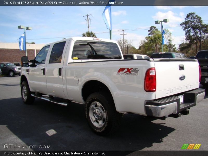Oxford White / Medium Stone 2010 Ford F250 Super Duty FX4 Crew Cab 4x4