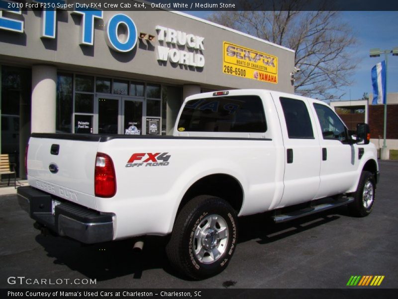 Oxford White / Medium Stone 2010 Ford F250 Super Duty FX4 Crew Cab 4x4