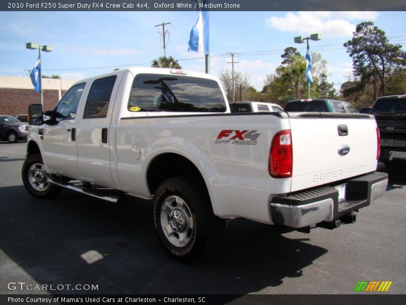 Oxford White / Medium Stone 2010 Ford F250 Super Duty FX4 Crew Cab 4x4