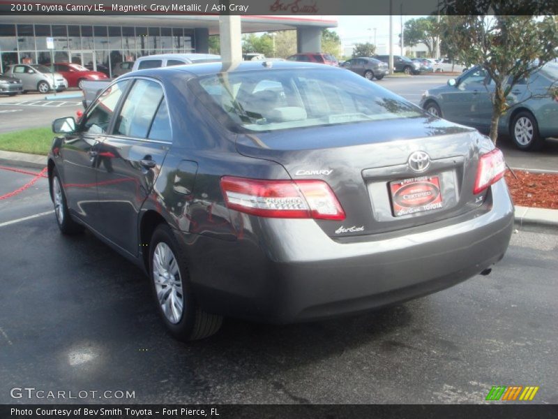 Magnetic Gray Metallic / Ash Gray 2010 Toyota Camry LE
