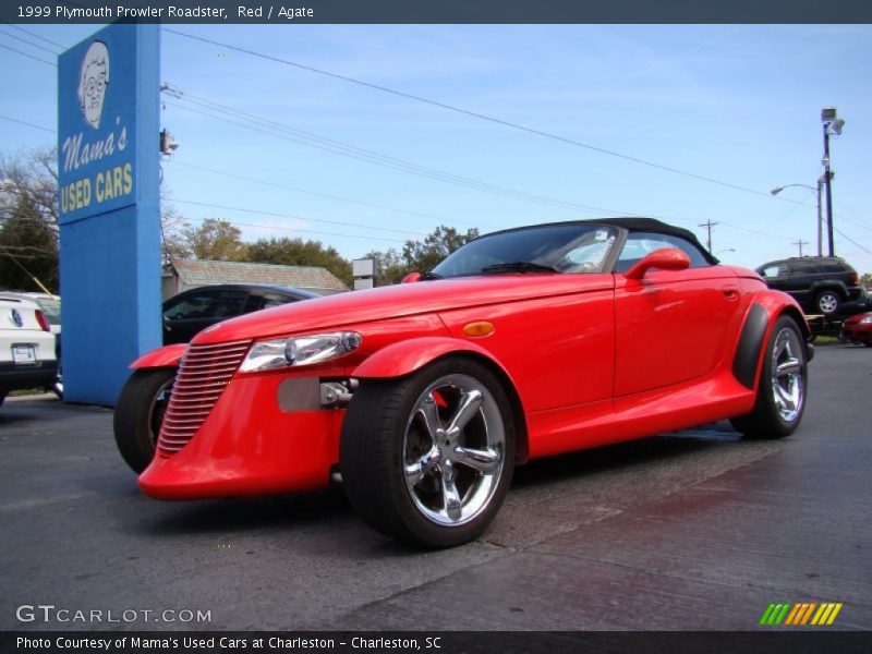 Red / Agate 1999 Plymouth Prowler Roadster