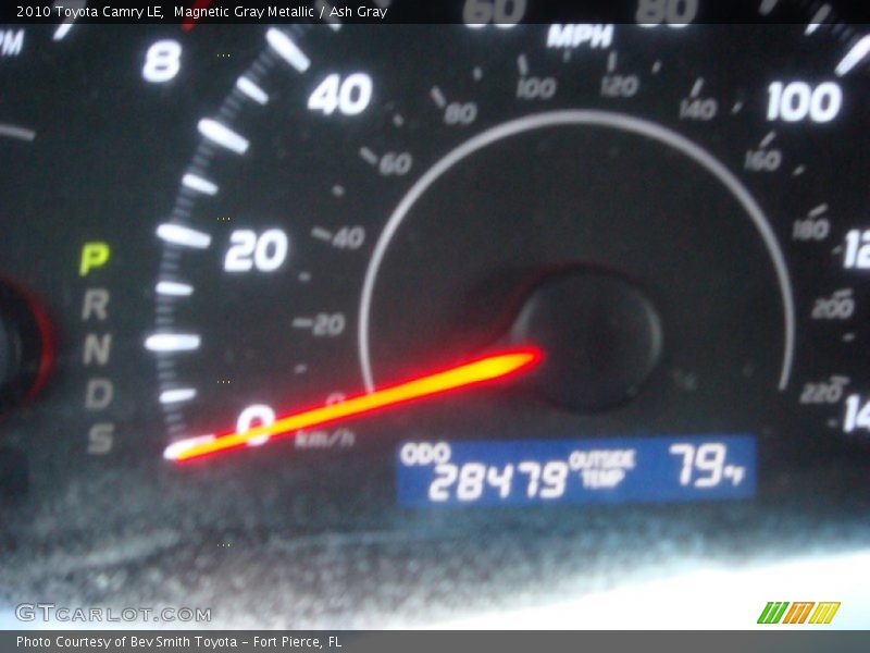Magnetic Gray Metallic / Ash Gray 2010 Toyota Camry LE