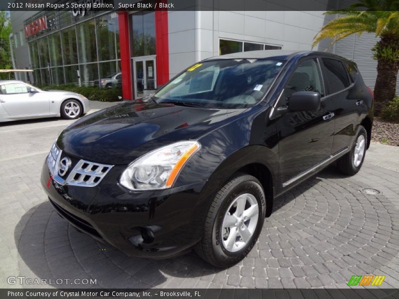 Super Black / Black 2012 Nissan Rogue S Special Edition