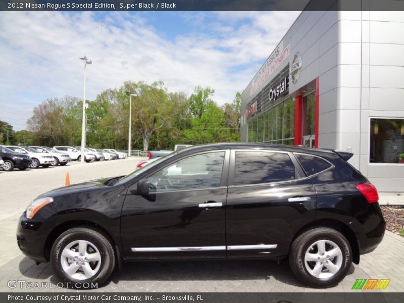 Super Black / Black 2012 Nissan Rogue S Special Edition