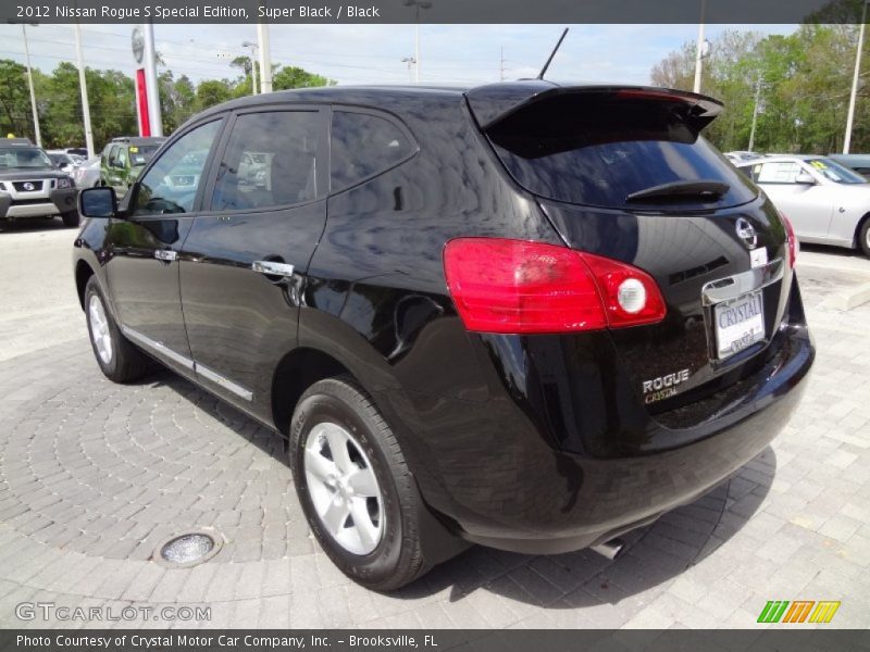 Super Black / Black 2012 Nissan Rogue S Special Edition