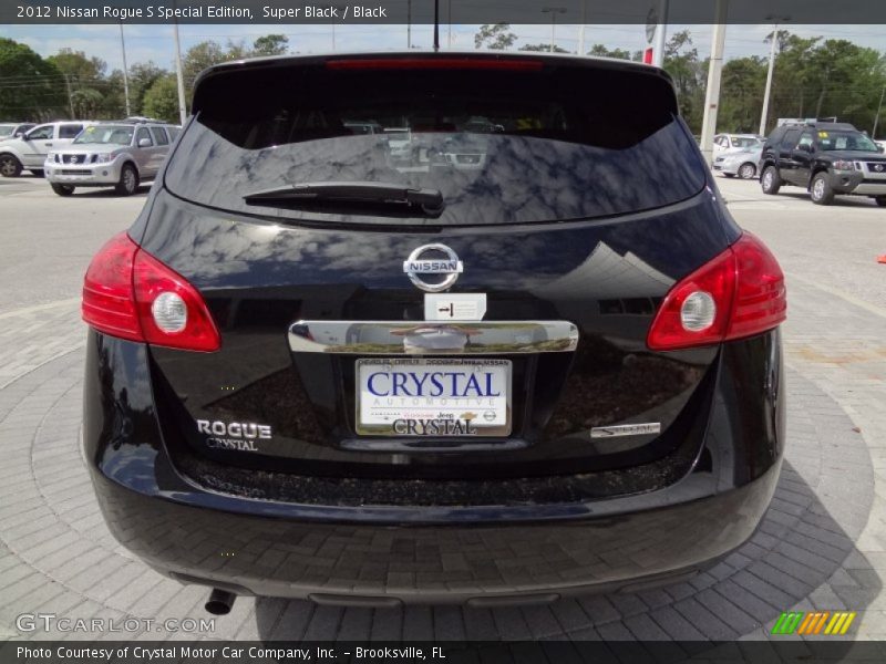 Super Black / Black 2012 Nissan Rogue S Special Edition